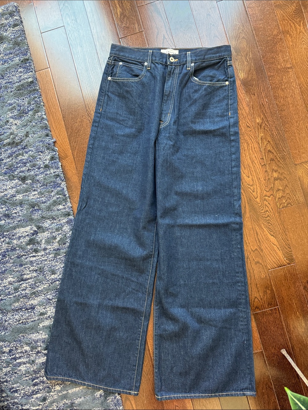 SLVRLAKE Wide-Leg Jeans in Dark Indigo